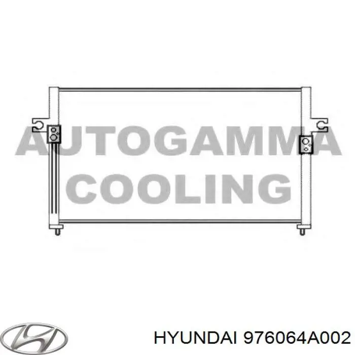 976064A002 Hyundai/Kia radiador de aparelho de ar condicionado