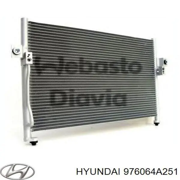 976064A251 Hyundai/Kia радиатор кондиционера