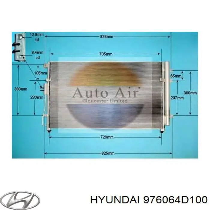 Радиатор кондиционера KTT110626 Thermotec