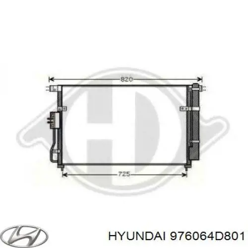 Радиатор кондиционера 976064D801 Hyundai/Kia