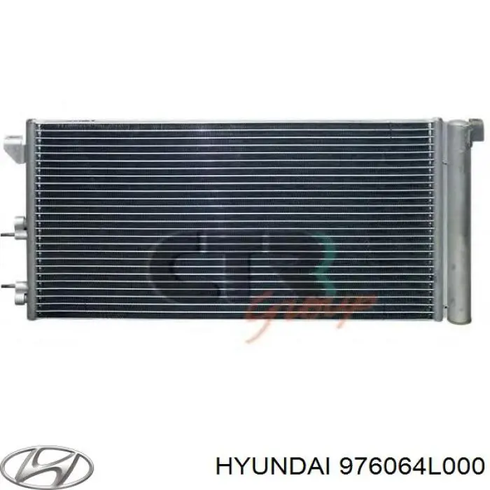 976064L000 Hyundai/Kia радиатор кондиционера