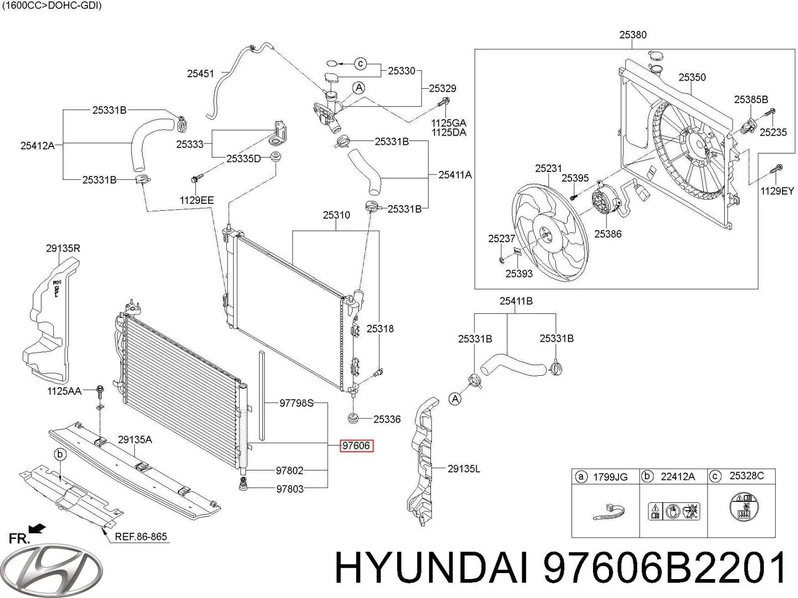 97606B2201 Hyundai/Kia 