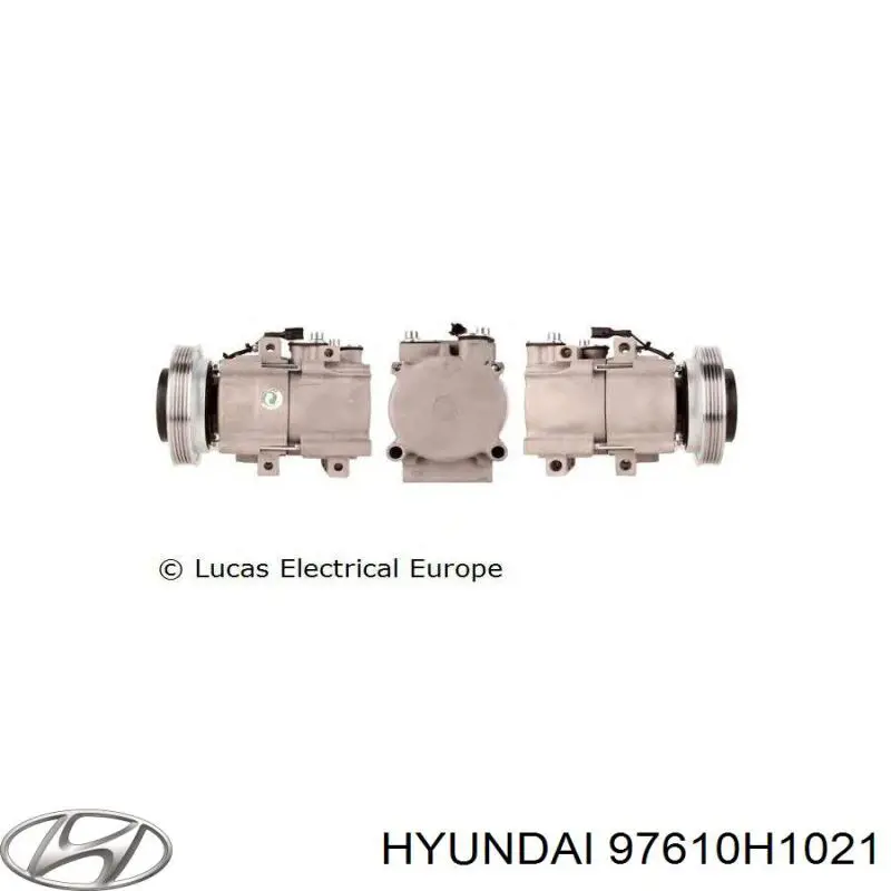 Компрессор кондиционера 97610H1021 Hyundai/Kia
