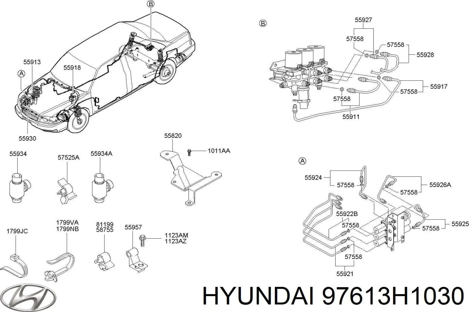  Hyundai/Kia 97613H1030 цена, от 108.24 USD