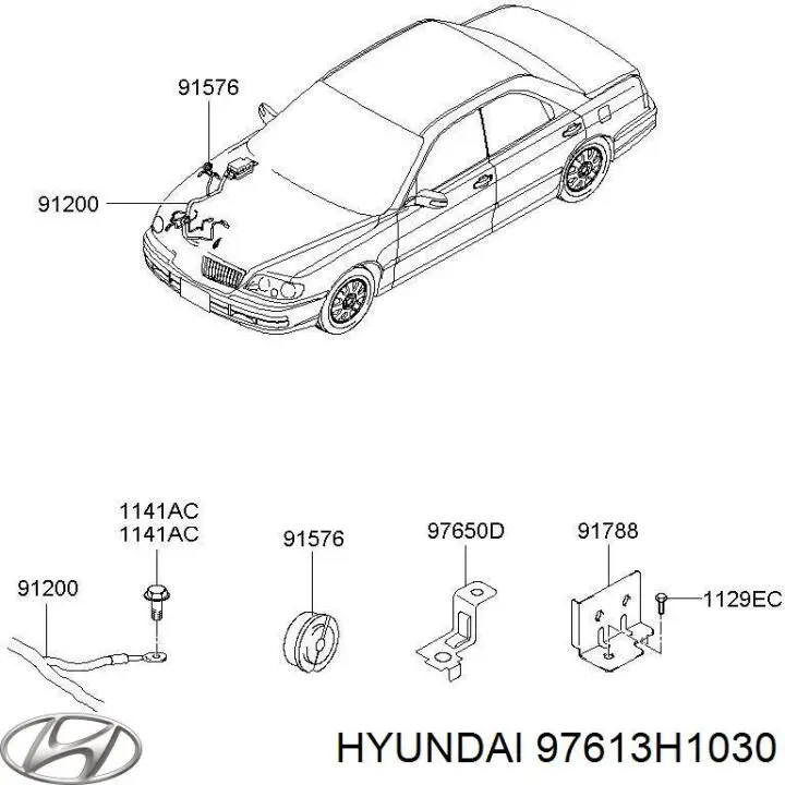 97613H1030 Hyundai/Kia 