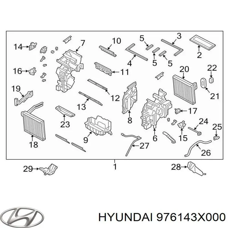 Sensor de temperatura de ar no salão para KIA Cerato 