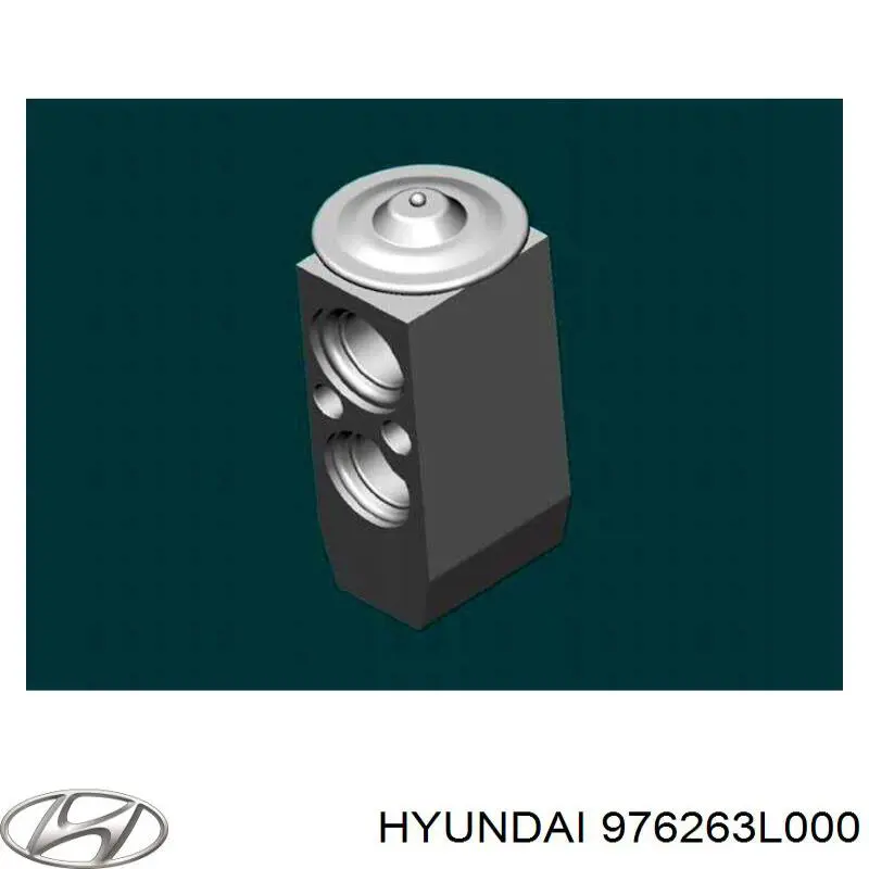 Клапан TRV кондиционера на Hyundai Sonata NF