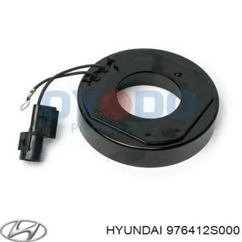 Муфта (магнитная катушка) компрессора кондиционера Hyundai/Kia 976412S000