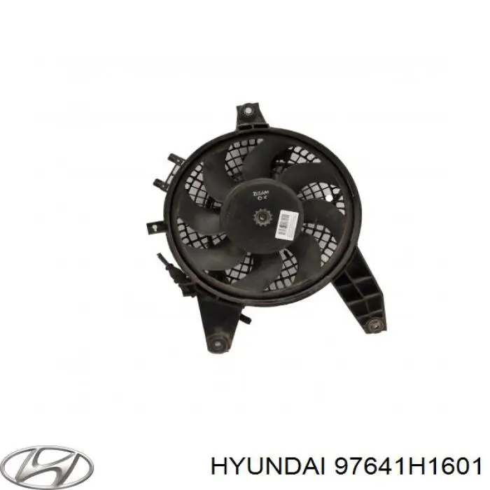 97641H1601 Honda difusor do radiador de aparelho de ar condicionado, montado com roda de aletas e o motor