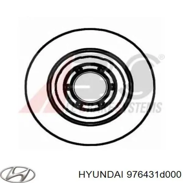 Шкив компрессора кондиционера Hyundai/Kia 976431D000
