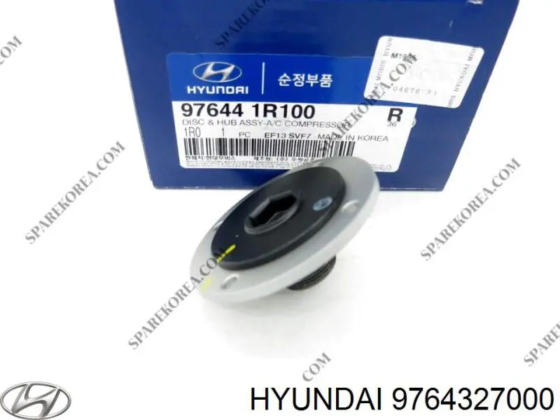 Шкив компрессора кондиционера 9764327000 Hyundai/Kia