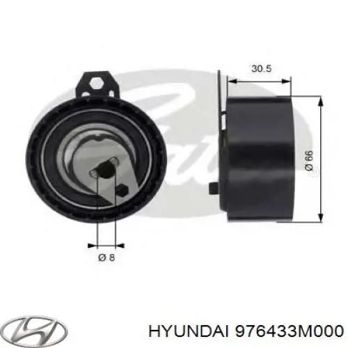 Шкив компрессора кондиционера HCC 976433M000 цена, от 39.72 USD