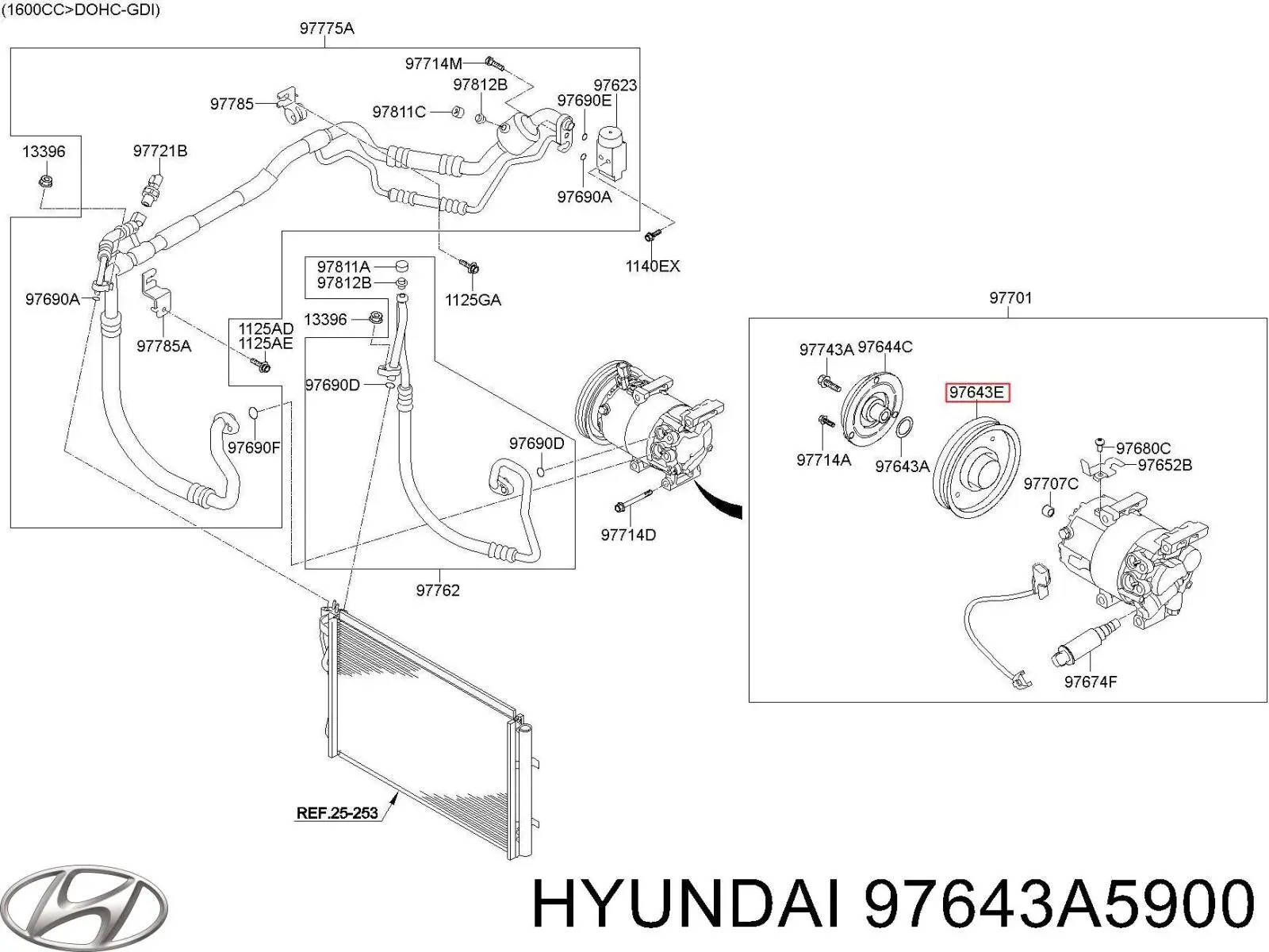  97643A5900 Hyundai/Kia