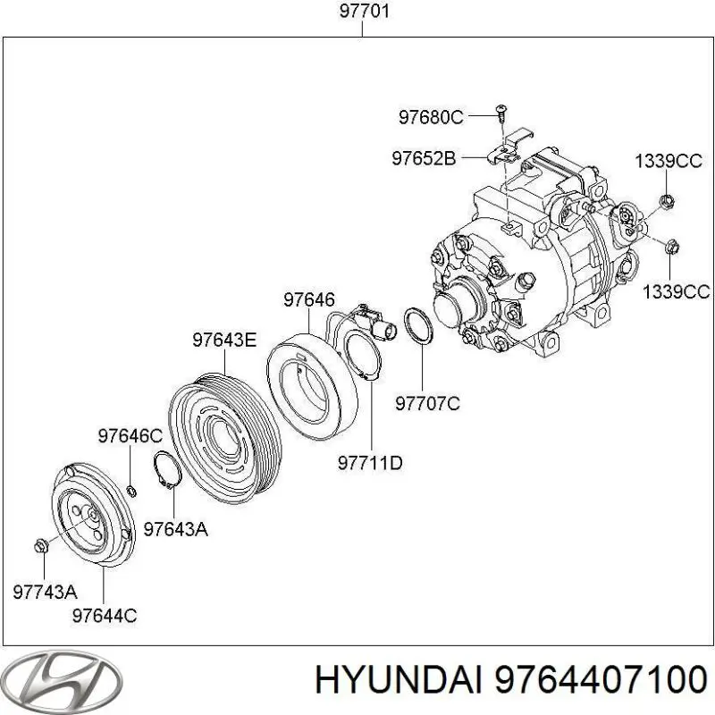  9764407100 Hyundai/Kia