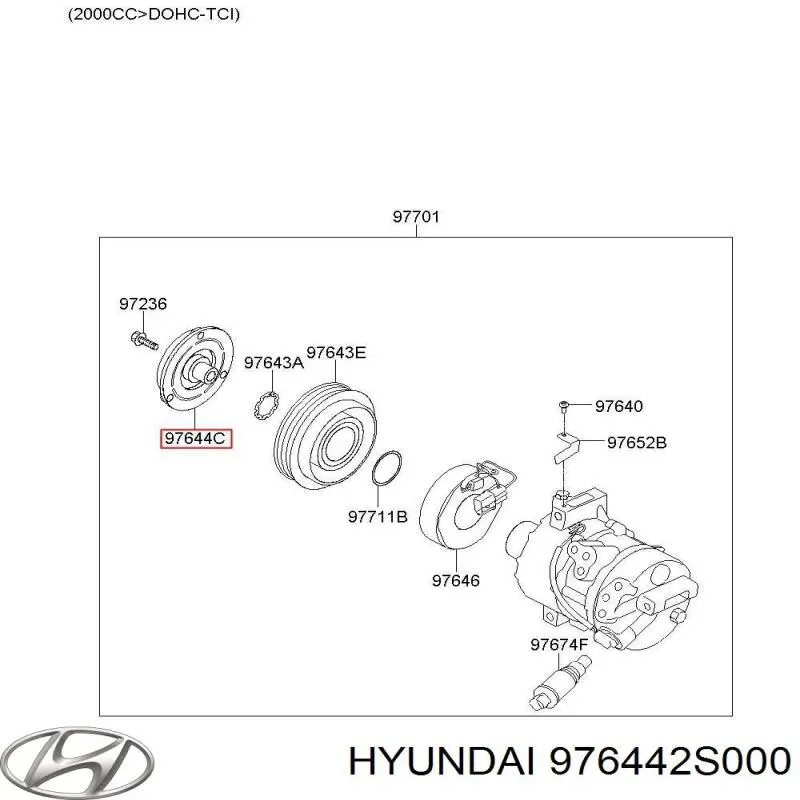 976442S000 Hyundai/Kia 