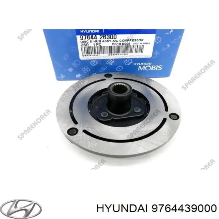 Купить 9764439000 Hyundai/Kia Шкив компрессора кондиционера
