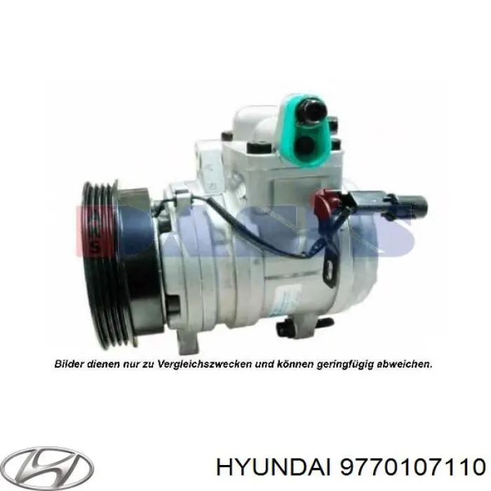 9770107110 Hyundai/Kia компрессор кондиционера