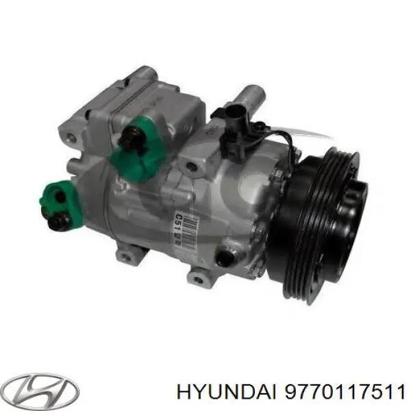 Компрессор кондиционера 9770117511 Hyundai/Kia