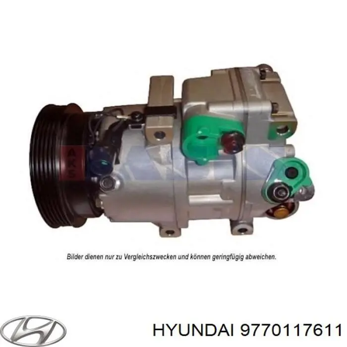 9770117611 Hyundai/Kia компрессор кондиционера