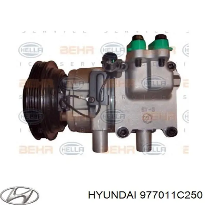 Компрессор системы кондиционирования Hyundai/Kia 977011C250 цена, от 291.33 USD