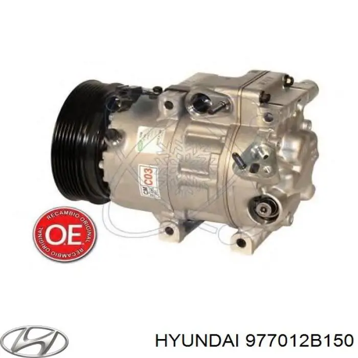 Компрессор кондиционера 977012B150 Hyundai/Kia