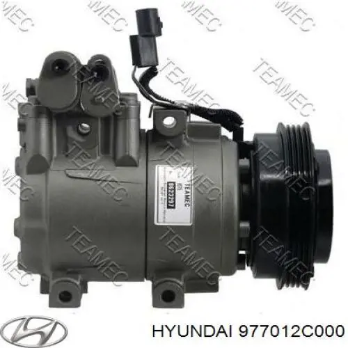Компрессор системы кондиционирования Hyundai/Kia 977012C000 цена, от 219.16 USD