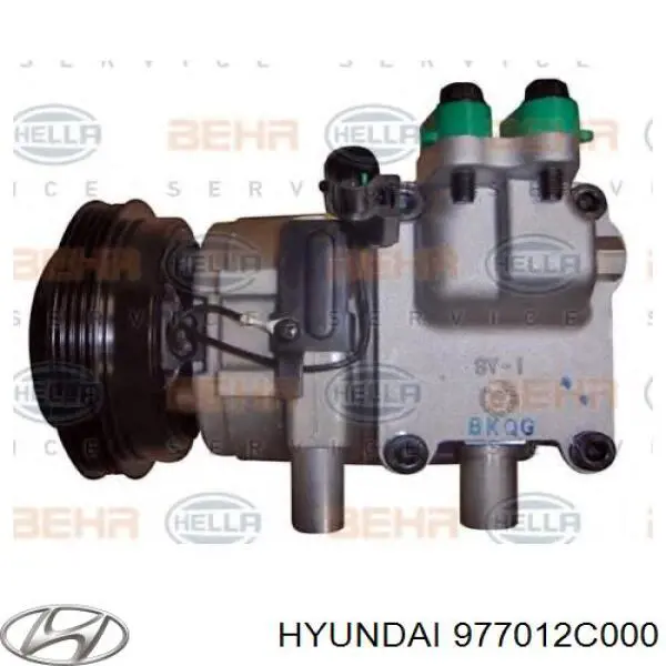 Компрессор кондиционера 977012C000 Hyundai/Kia