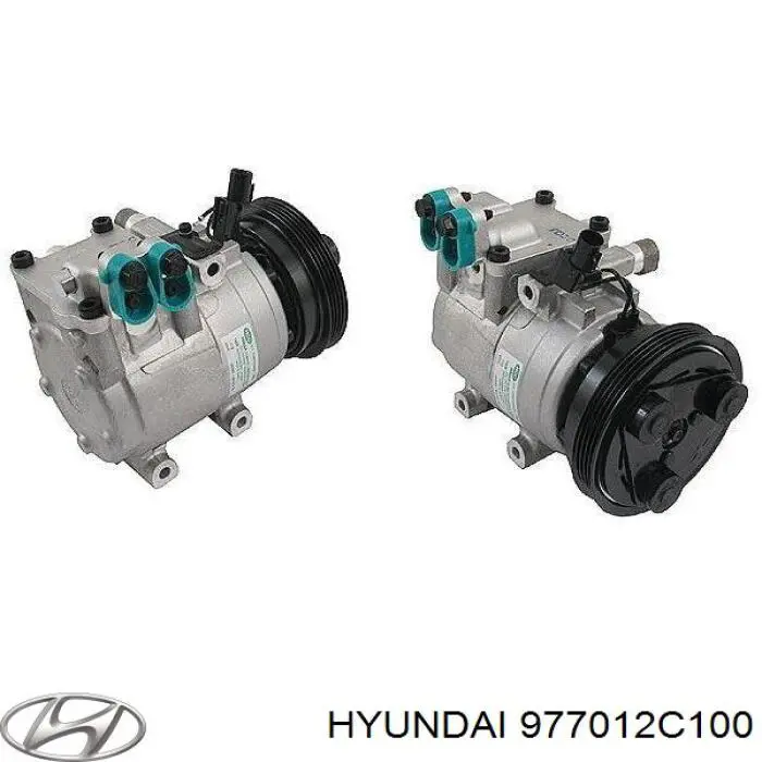 Купить 977012C100 Hyundai/Kia Компрессор климатической установки