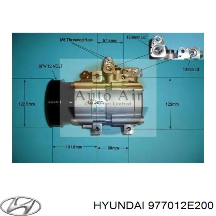 Compressor de aparelho de ar condicionado Hyundai/Kia 977012E200 preço, a partir de 176,16 USD