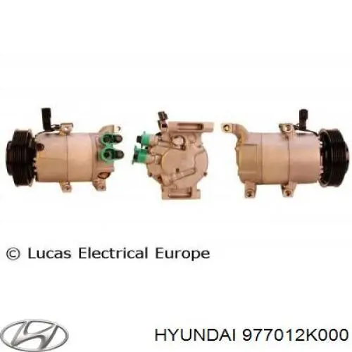 977012K000 Hyundai/Kia compressor de aparelho de ar condicionado