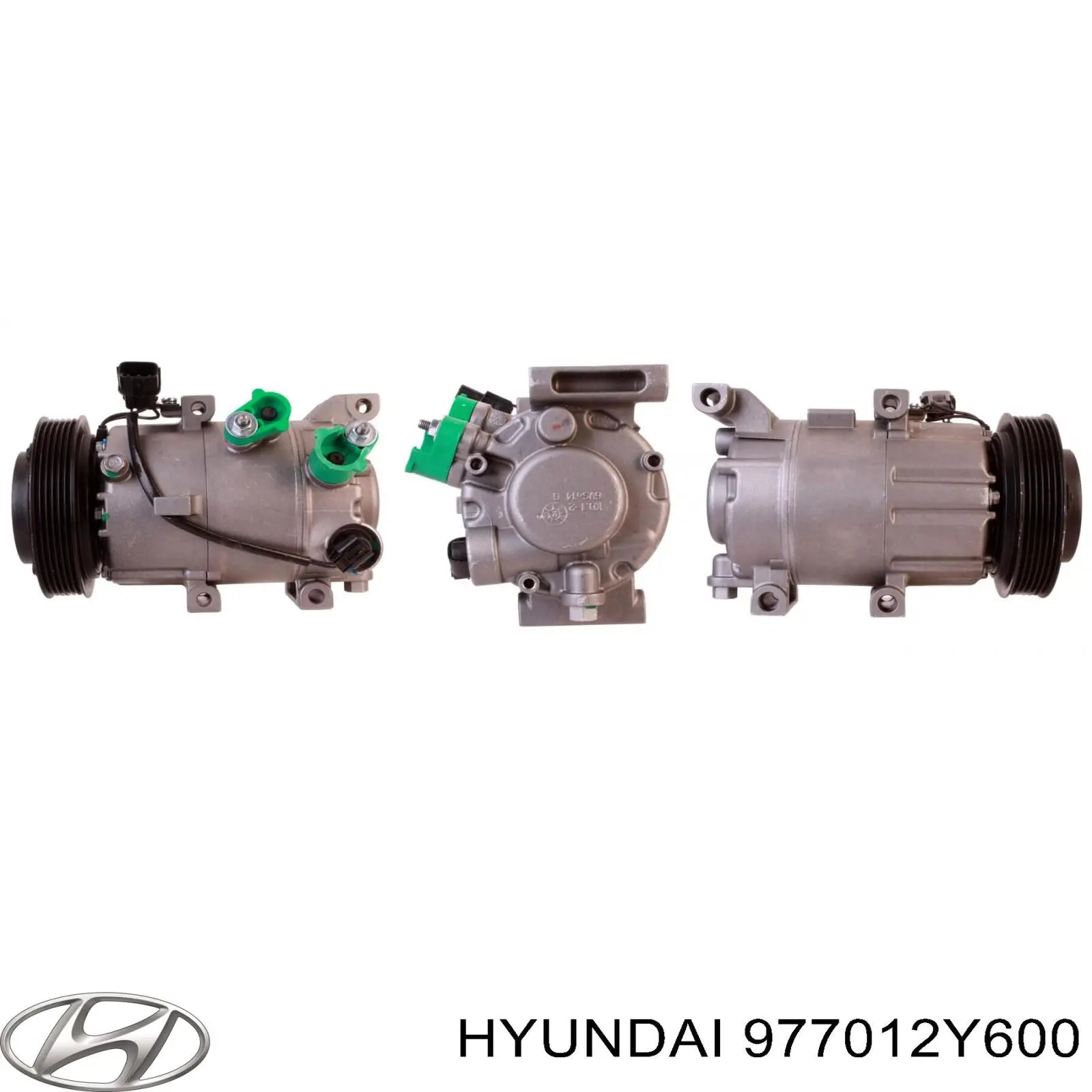 Компрессор кондиционера 977012Y600 Hyundai/Kia