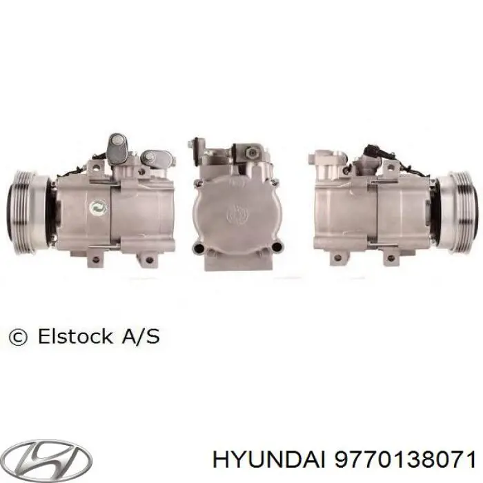 9770138071 Hyundai/Kia компрессор кондиционера