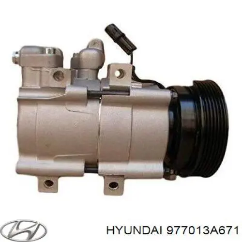 Компрессор системы кондиционирования Hyundai/Kia 977013A671 цена, от 190.04 USD