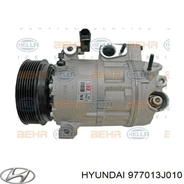 Компрессор кондиционера 977013J010 Hyundai/Kia