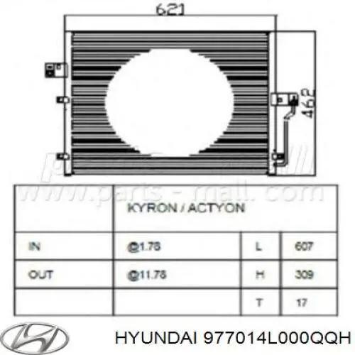 977014L000QQH Hyundai/Kia компрессор кондиционера