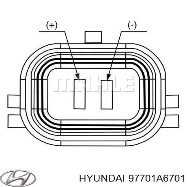 Купить 97701A6701 Hyundai/Kia Компрессор климатической установки