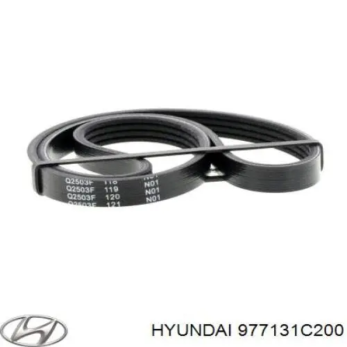 Купить 977131C200 Hyundai/Kia Ремень генератора