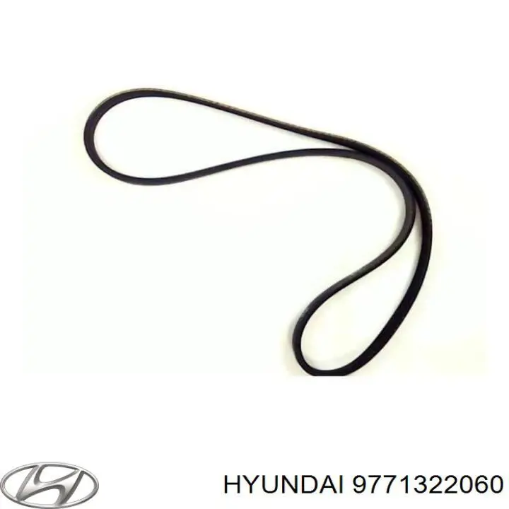 Ремень агрегатов приводной Hyundai/Kia 9771322060