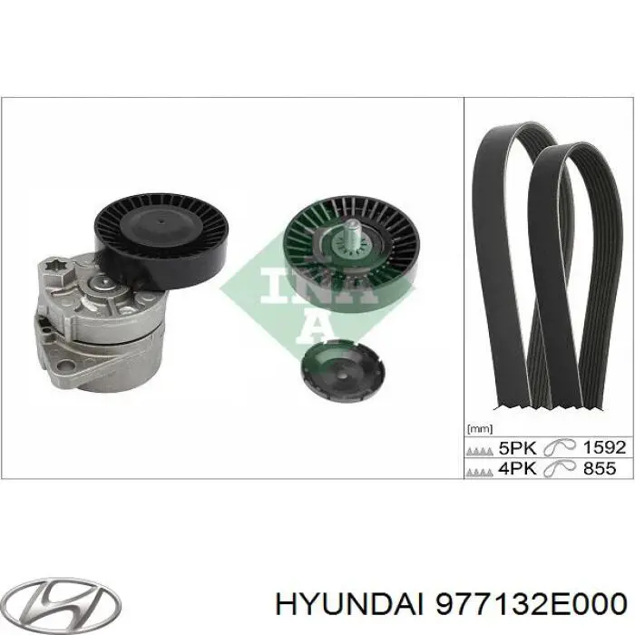 Correa trapezoidal 977132E000 Hyundai/Kia