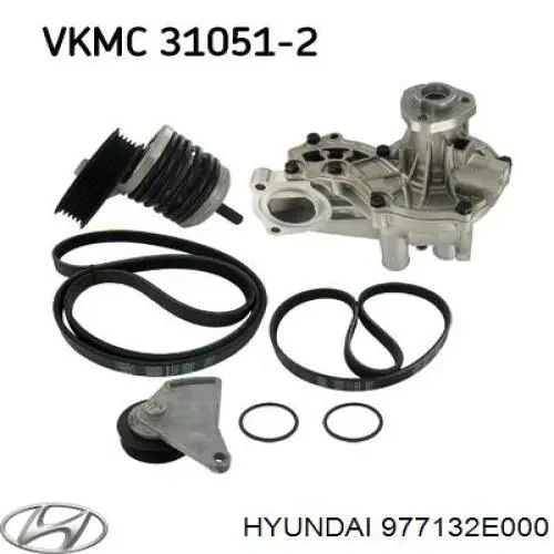 Ремень агрегатов приводной Hyundai/Kia 977132E000