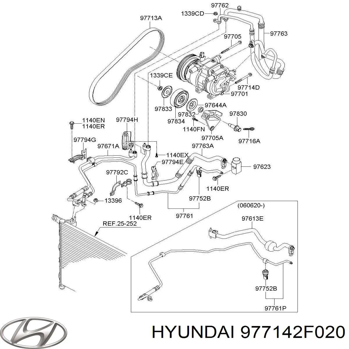  977142F020 Hyundai/Kia