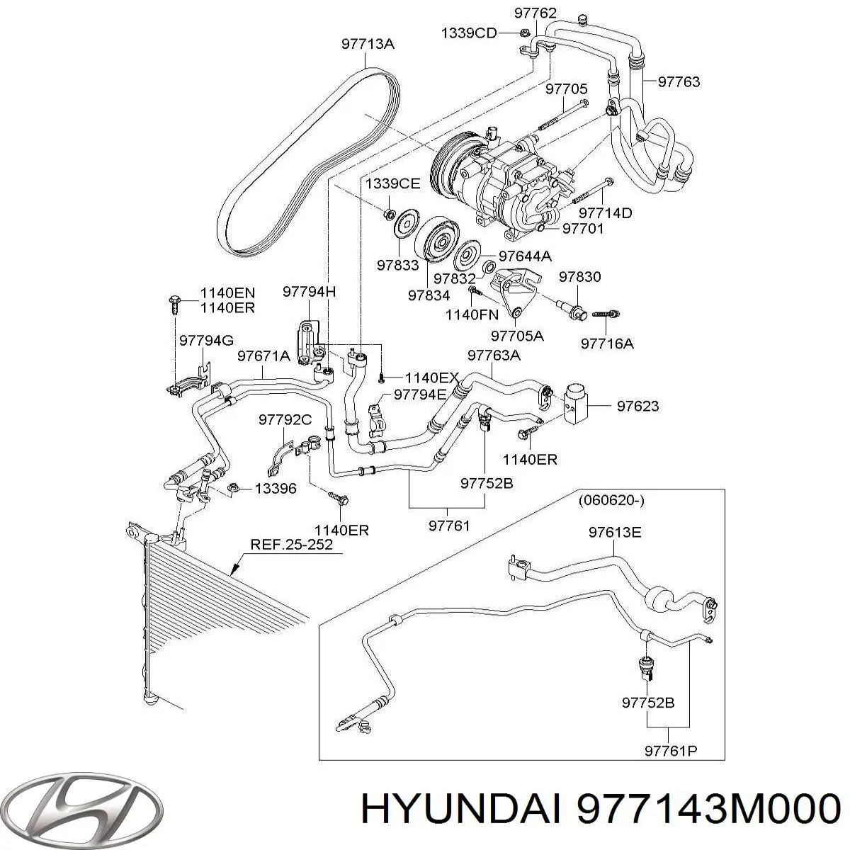 Купить 977143M000 Hyundai/Kia 