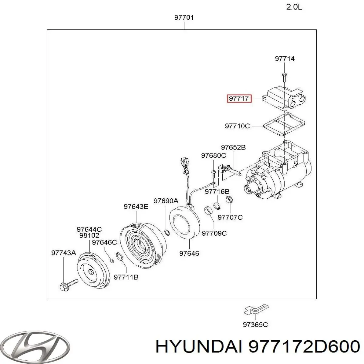 977172D600 Hyundai/Kia 