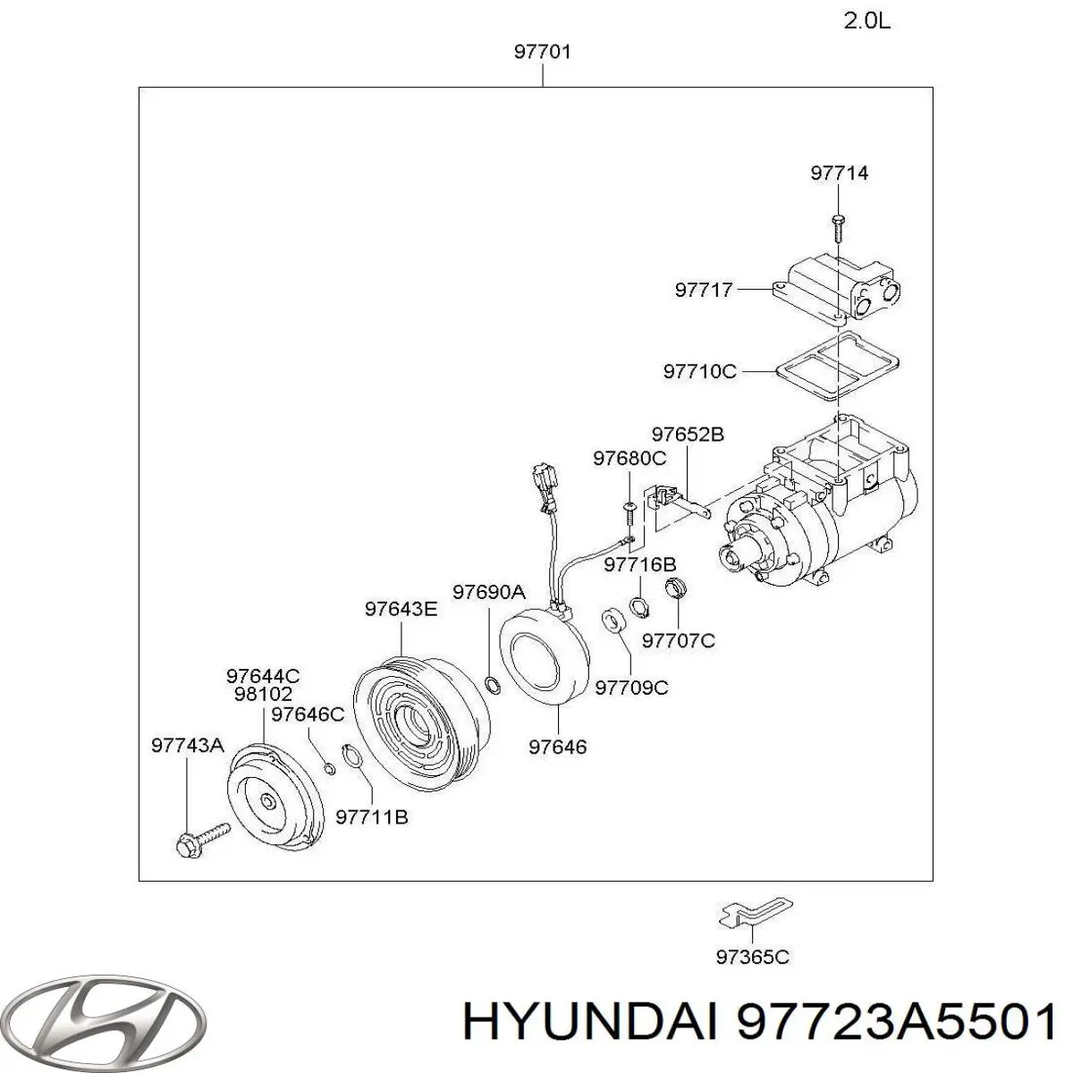  Hyundai/Kia 97723A5501 цена, от 37.46 USD