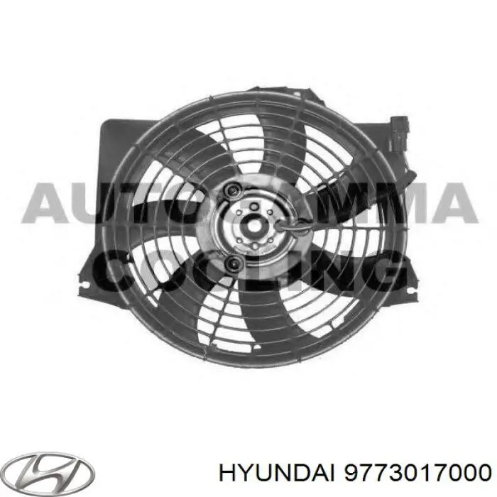 Диффузор радиатора кондиционера, в сборе с крыльчаткой и мотором Hyundai/Kia 9773017000 цена, от 65.88 USD