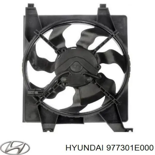 Difusor do radiador de aparelho de ar condicionado, montado com roda de aletas e o motor para Hyundai Accent (MC)