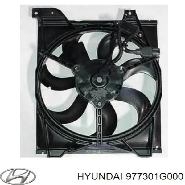 411723W2 Polcar ventilador elétrico de esfriamento montado (motor + roda de aletas)