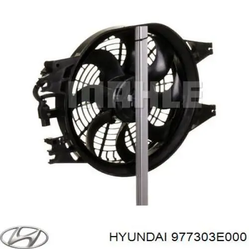 Диффузор радиатора кондиционера, в сборе с крыльчаткой и мотором Hyundai/Kia 977303E000 цена, от 93.22 USD