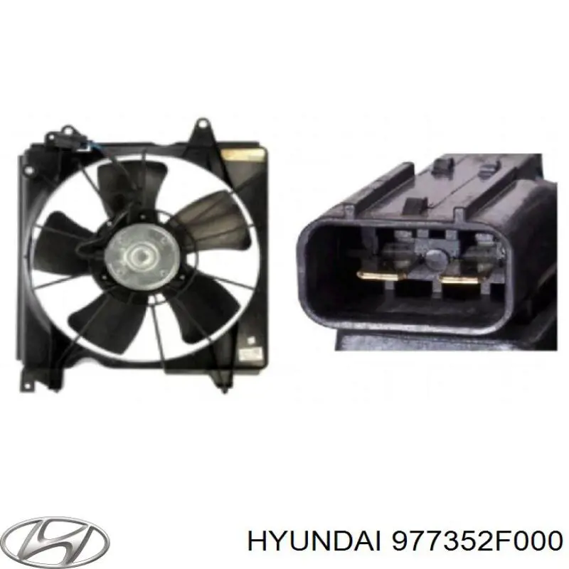 977352F000 Hyundai/Kia difusor do radiador de esfriamento