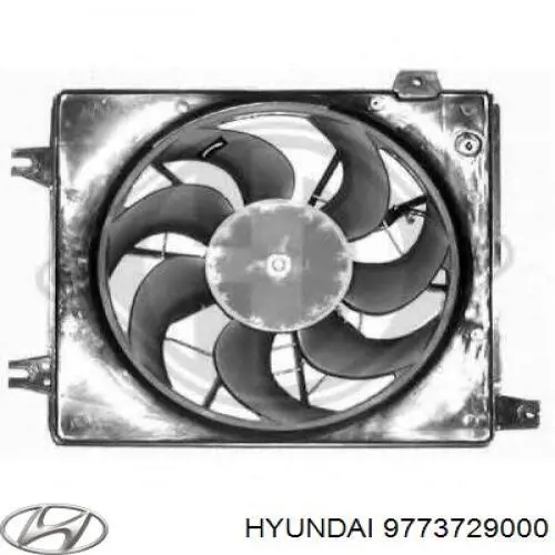 Вентилятор (крыльчатка) радиатора кондиционера Hyundai/Kia 9773729000 цена, от 25.34 USD